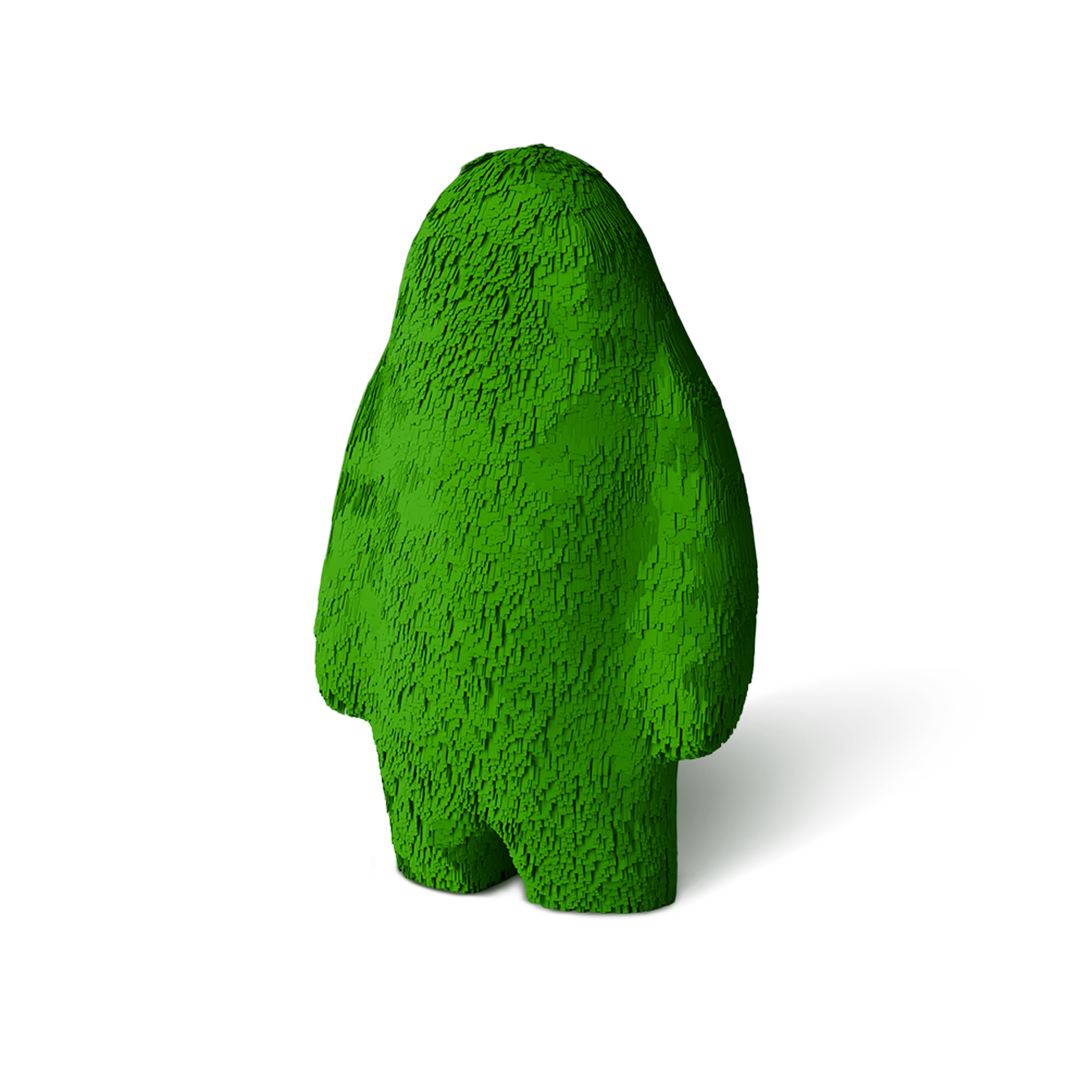 Luxus-Designer-Skulptur - Yetyy Green